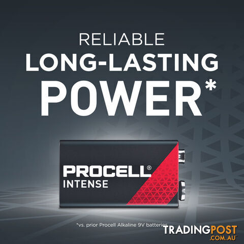 PX1604 9V 12 PACK INTENSE BATTERY BULK ALKALINE DURACELL - photo 4 of 4