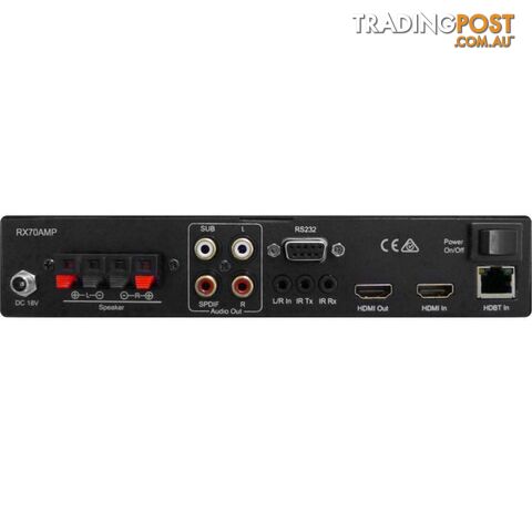 RX70AMP HDBASET RECEIVER AND AUDIO AMP BLUSTREAM - photo 2 of 2