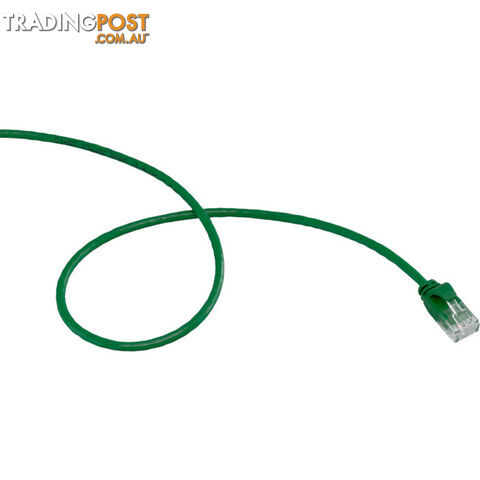 LC6SL0200GR 2M SLIM CAT6 PATCH LEAD GREEN ULTRA THIN - photo 3 of 3