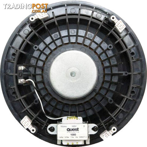QTC1080I 8" 20W 100V CEILING SPEAKER WITH MAGNETIC RIMLESS GRILL - photo 3 of 3