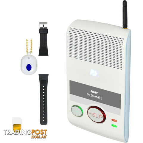 106-329 MEDICAL ALERT WITH 4G DIALLER WITH TWR MEDI-MATE