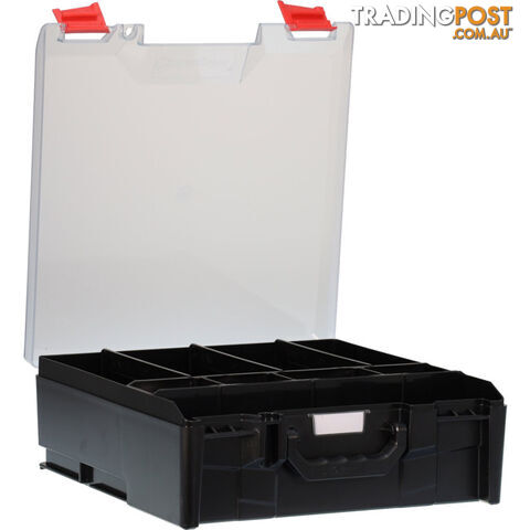 STLC-BK ABS LARGE CASE WITH CLEAR LID BLACK