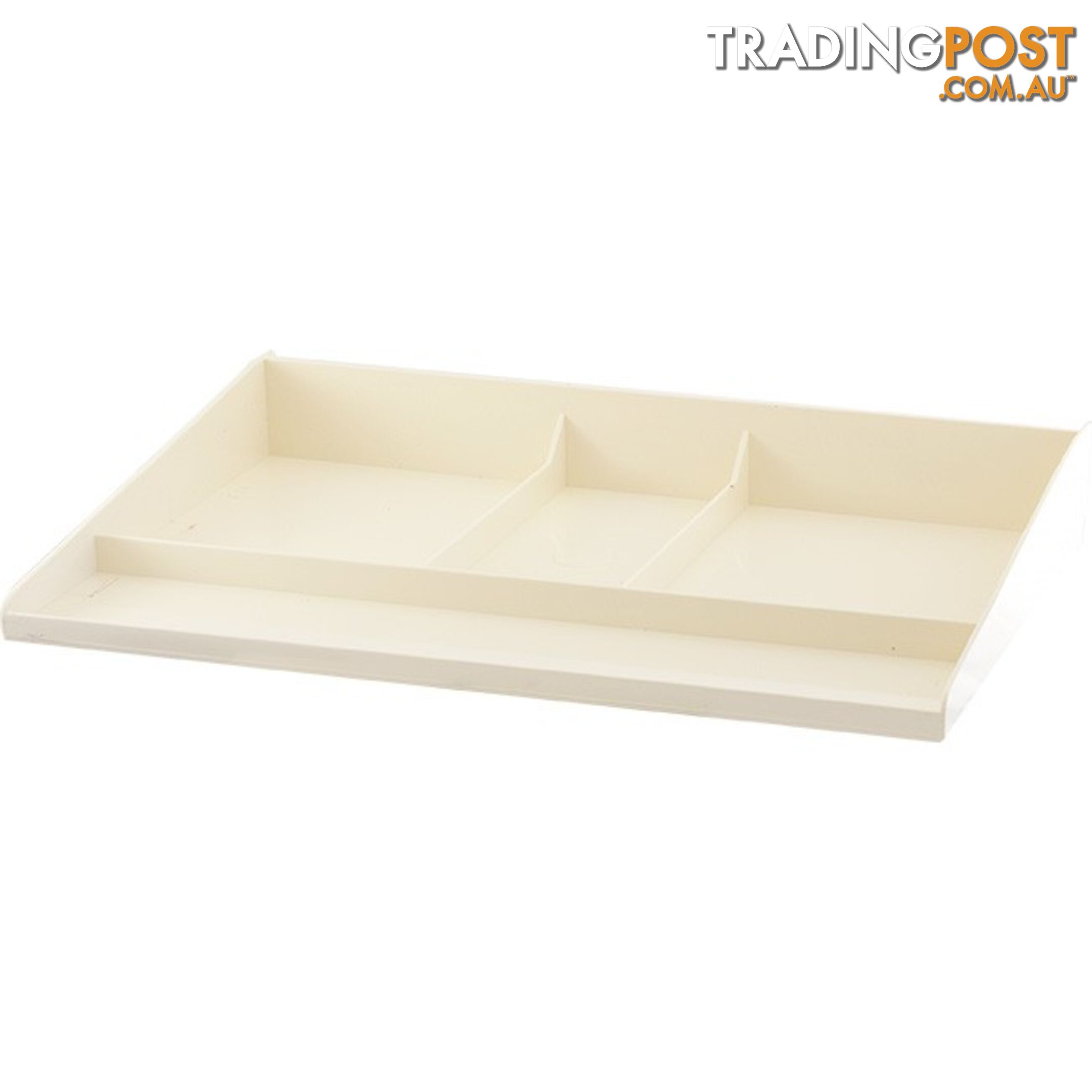 1H081 SHELF TO SUIT LOUVRE PANEL HIGH STRENGTH A.B.S. PLASTIC
