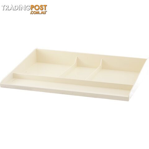 1H081 SHELF TO SUIT LOUVRE PANEL HIGH STRENGTH A.B.S. PLASTIC