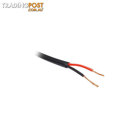 2X24-.2DSB-1M BLACK TWIN POWER CABLE-1M DOUBLE INSULATED - PER METRE