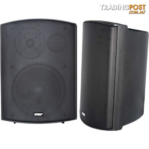 AWS502B 5.25" INDOOR/OUTDOOR SPEAKERS PAIR BLACK EARTHQUAKE