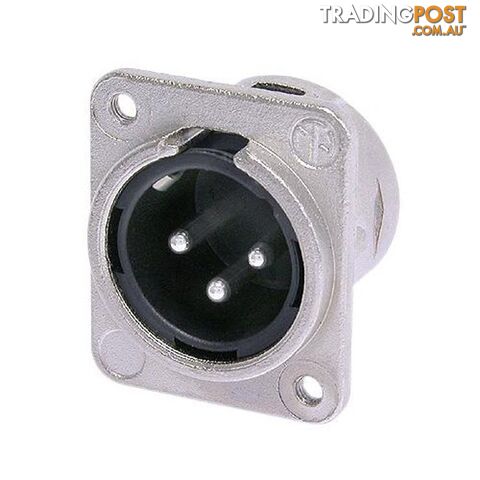 PD5670 3 PIN XLR PANEL PLUG NEUTRIK