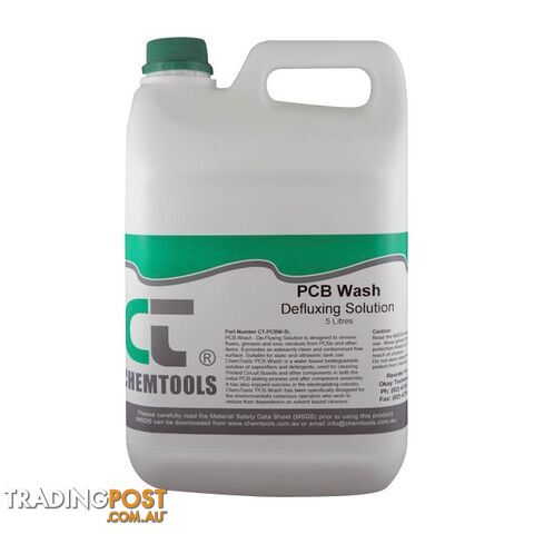 PCBW5L 5 LITRE (5L) PCB WASH DRUM DE- FLUXING SOLUTION CHEMTOOLS