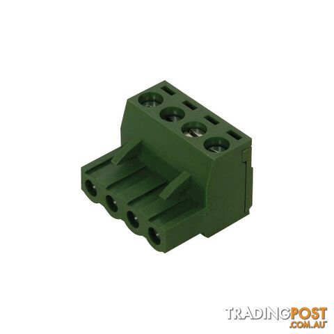 PM1204 4 WAY PHOENIX CONNECTOR 4 PIN GREEN PLUG