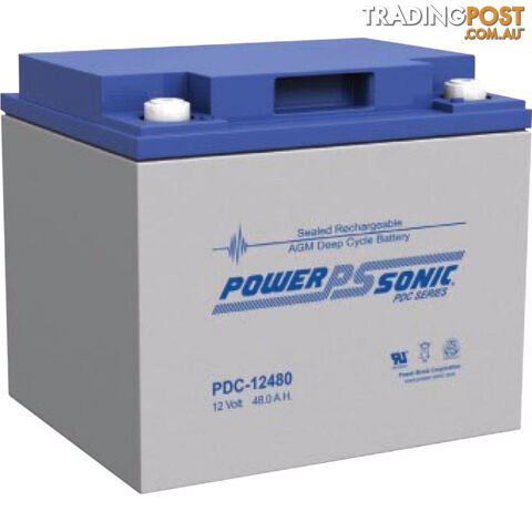 PDC12480 12V 48AMP AGM DEEP CYCLE SLA T6 TERMINAL
