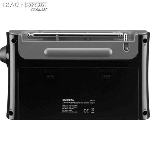 PRD4BK AM/FM PORTABLE RADIO BLACK - photo 4 of 8