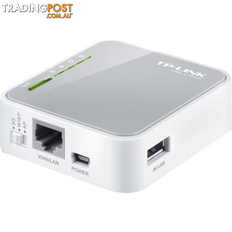 TLMR3020 TRAVEL 3G 4G 'N' ROUTER PORTABLE 150MBPS TP-LINK
