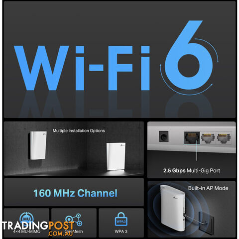 RE900XD AX6000 MESH WIFI6 EXTENDER - photo 2 of 4