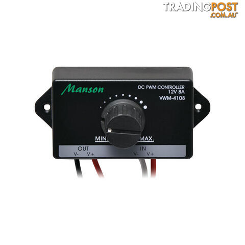 VWM4108 12V 8A PWM MOTOR SPEED LIGHT DIMMER CONTROLLER - photo 2 of 3