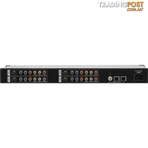 HD4002DM QUAD INPUT HD MODULATOR DVB-T MPEG2/4 RESILINX