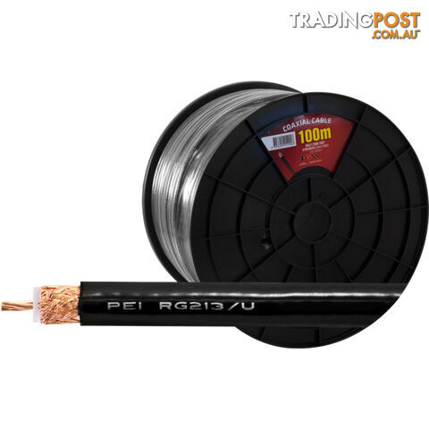 RG213DB-100M 50 OHM RG213 STRANDED COAX100M HEAVY DUTY 100M ROLL