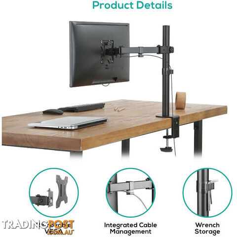 SC01K ACTIVIVA SINGLE MONITOR ARM DOUBLE JOINT - photo 2 of 12