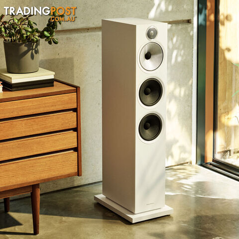 603S3W 3-WAY FLOORSTANDING SPEAKERS WHITE FINISH - photo 4 of 5
