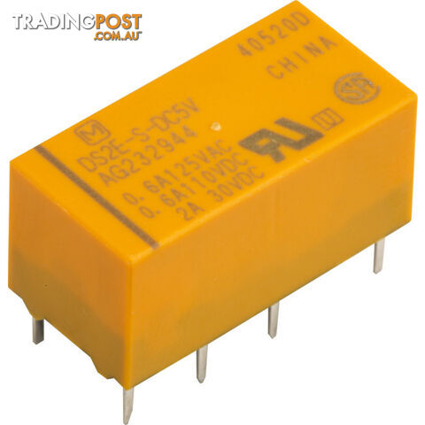 DS2E-S-DC5V 5VDC 2A DPDT 0.2W PCB RELAY