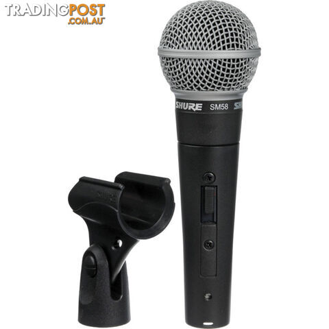 SM58S SM58 MICROPHONE WITH SWITCH NO CABLE SHURE