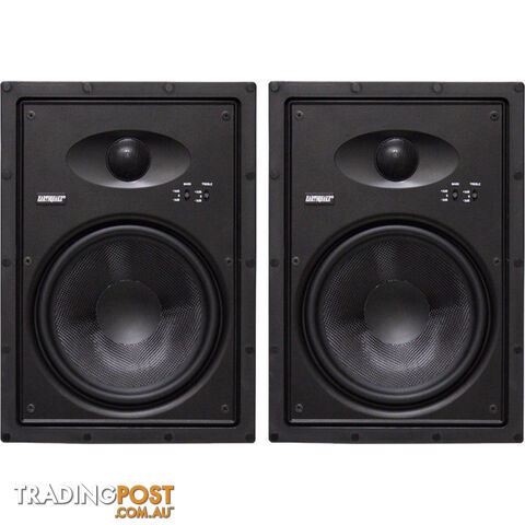 EWS800 8" EDGELESS INWALL SPEAKERS PAIR EARTHQUAKE