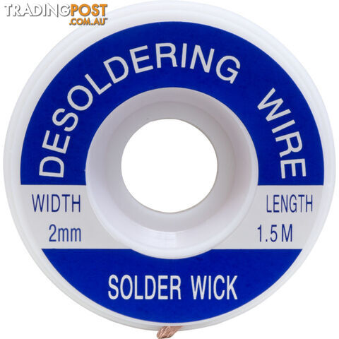 ZD1803 2MM X1.5M DESOLDERING WIRE PURE COPPER BRAID CONTRUCTION
