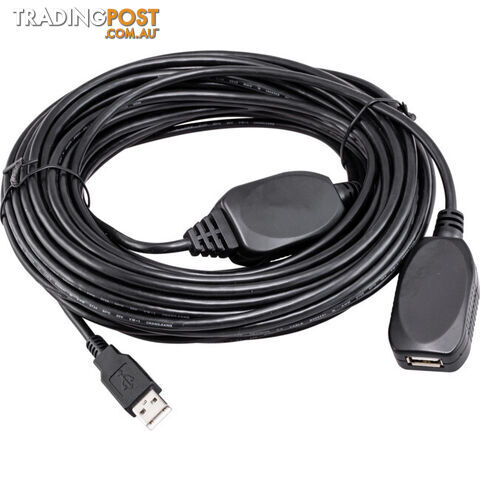 LC7219 ACTIVE USB EXTENSION LEAD 20M USB A PLUG TO USB A SOCKET