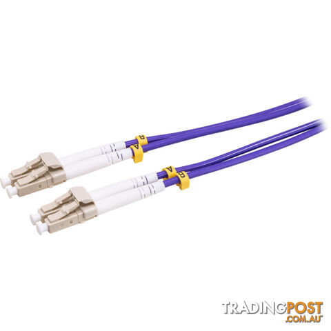 FP7639 1M MM FIBRE PATCH LEAD LC-LC OM4 DX 3.0MM LSZH