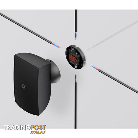 ATEO2B AUDAC BLACK 2" 8 OHM 10W SPK CLEVER MOUNT BRACKET - photo 4 of 4