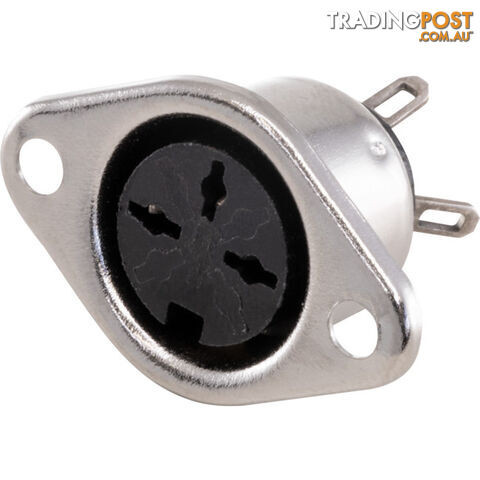PD6701 3 PIN DIN PANEL SOCKET 180Â¦ PIN SPACING