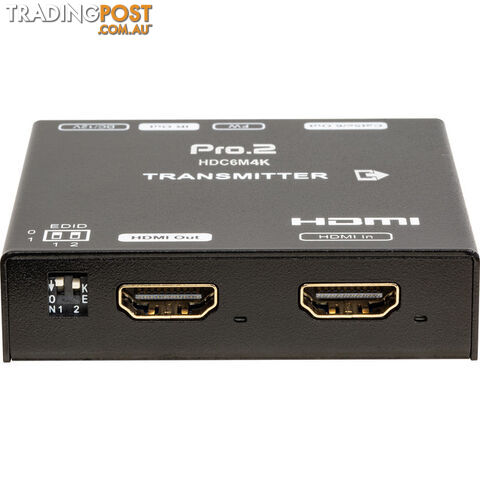 HDC6M4K HDMI OVER CAT6 EXTENDER [70M] 4K EDID POC LOOP OPTICAL - photo 3 of 8