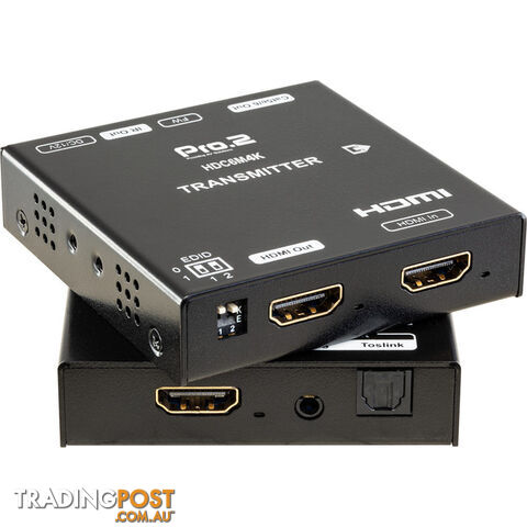 HDC6M4K HDMI OVER CAT6 EXTENDER [70M] 4K EDID POC LOOP OPTICAL
