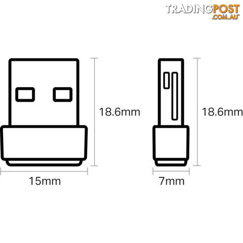 T2UNANO AC600 DUAL BAND NANO ADAPTER ARCHERT2UNANO - photo 2 of 10