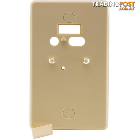 CD770TOPLWE PHONE WALL PLATE FOR 610 AND 611 TELEPHONE SOCKETS - photo 2 of 2