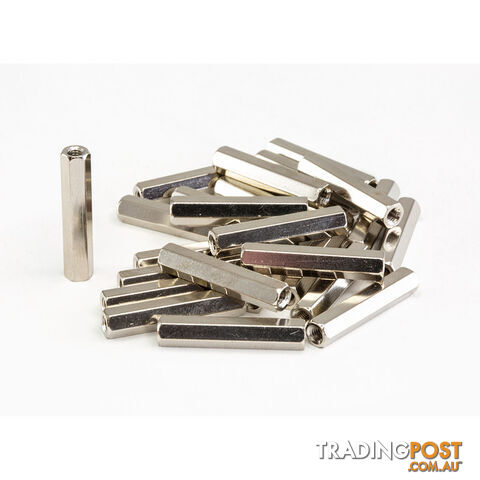 H1268-25 25MM TAPPED METAL SPACER PK25 - photo 2 of 2