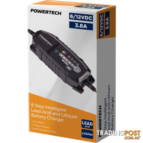 MB3904 6/12V 3.8A SLA LITHIUM CHARGER - photo 4 of 4