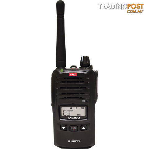 TX6160X 5W UHF IP67 CB HANDHELD GME BASE MODEL