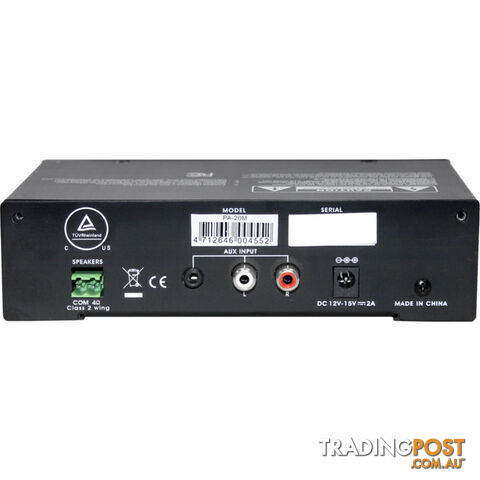 PA20M 20W DC12V CLASS D AMPLIFIER MP3 SIREN 2XMIC AUX IN SHOW - photo 2 of 3