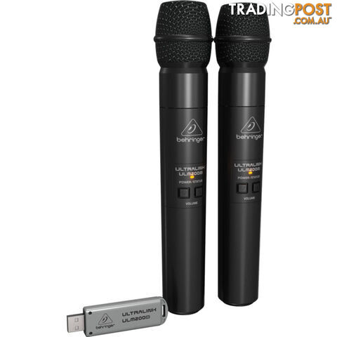 ULM202USB 2 HANDHELD 2.4GHZ MICROPHONES AND DUAL BAND USB RECEIVER