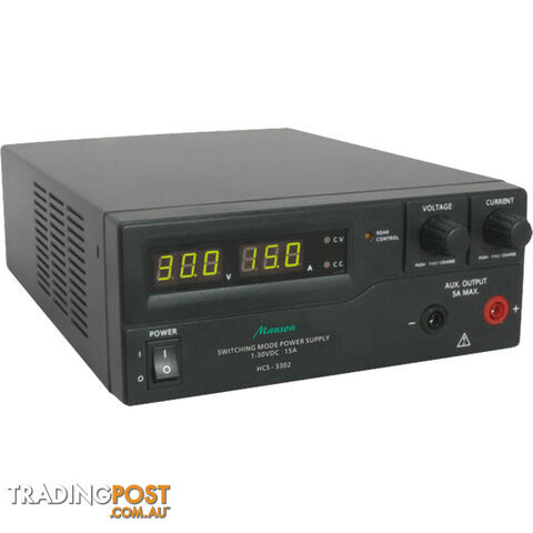HCS3300-USB 1-16V 0-30A POWER SUPPLY SWITCHING 3 DIGI LED W/USB