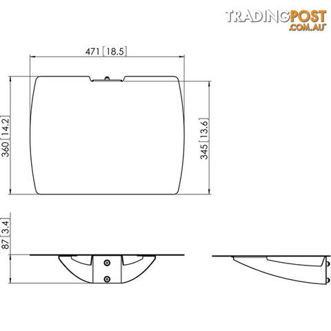 PUA9507B ACCESSORY SHELF SUITS PUC25 SERIES CEILING POLES - photo 3 of 3