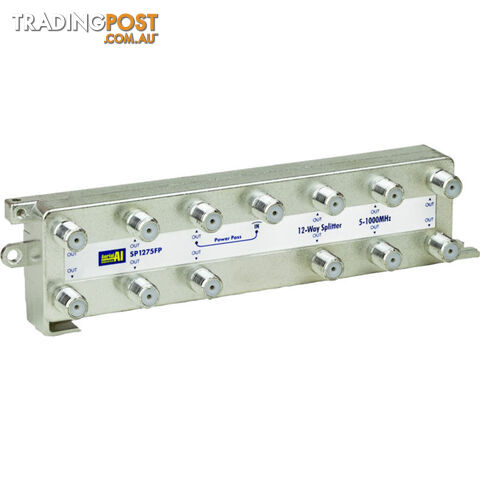 SP1275FP 12 WAY 'F' SPLITTER FREE TO AI 1 X DC POWER PASS