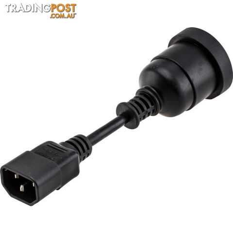 PS4100 IEC PLUG TO 240V SOCKET - 5CM LEAD - IEC-C14 SHORT UPS LEAD - photo 2 of 2