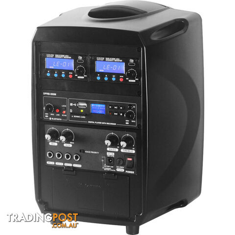 CHFOPROHH-5A FOCUS PRO 70W 6.5" PORTABLE PA 2X HANDHELD MICS-BLUETOOTH-USB - photo 5 of 6