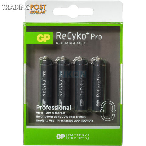 GP4AARECYPRO RECYKO AA 4PK PRO BATTERY 2000MAH - photo 2 of 2