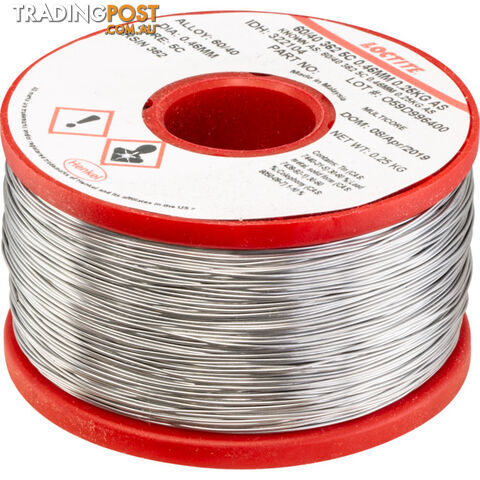 MC076 60/40 250G 0.46MM SOLDER 60% TIN, 40% LEAD - MULTICORE