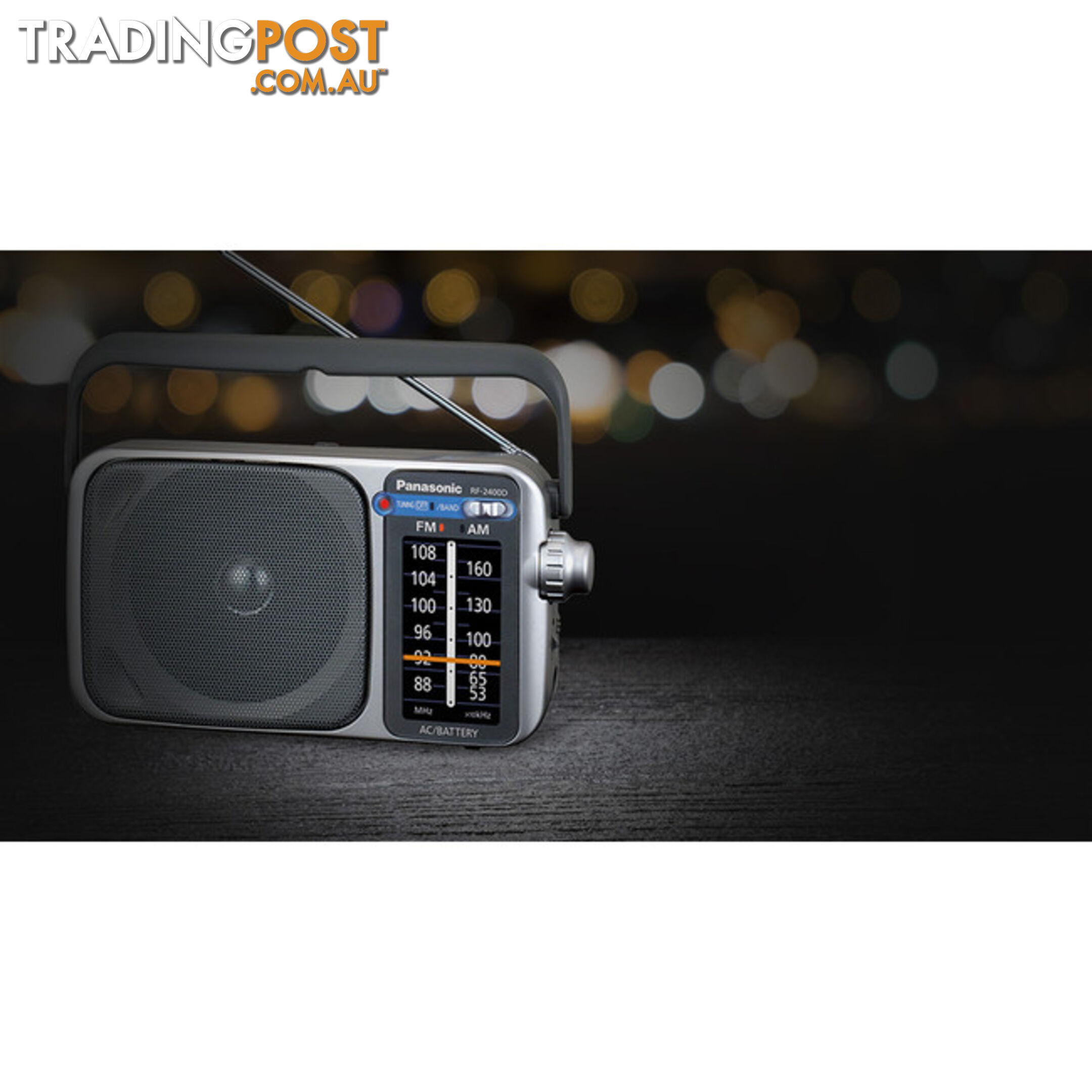 RF2400D AM/ FM PORTABLE RADIO AC/ DC PANASONIC