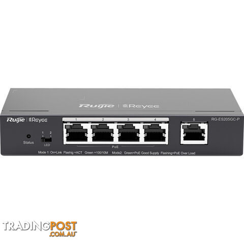 ES205GC-P 5 PORT GIGABIT SMART CLOUD MANAGED POE SWITCH - photo 2 of 3