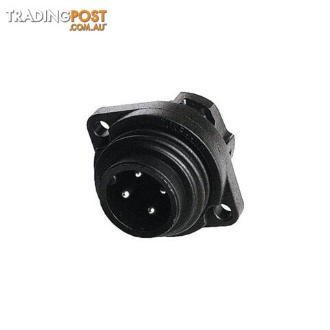 PW4404 4 PIN IP67 POWER PANEL PLUG WEATHER PROOF AMPHENOL
