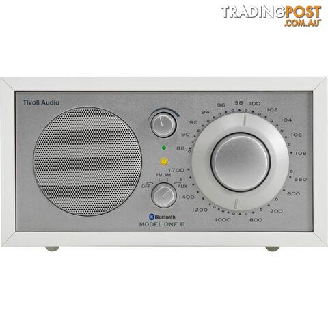 M1BTWHT MODEL ONE BT/AM/FM TABLE RADIO WHITE / SILVER - TIVOLI AUDIO - photo 2 of 2